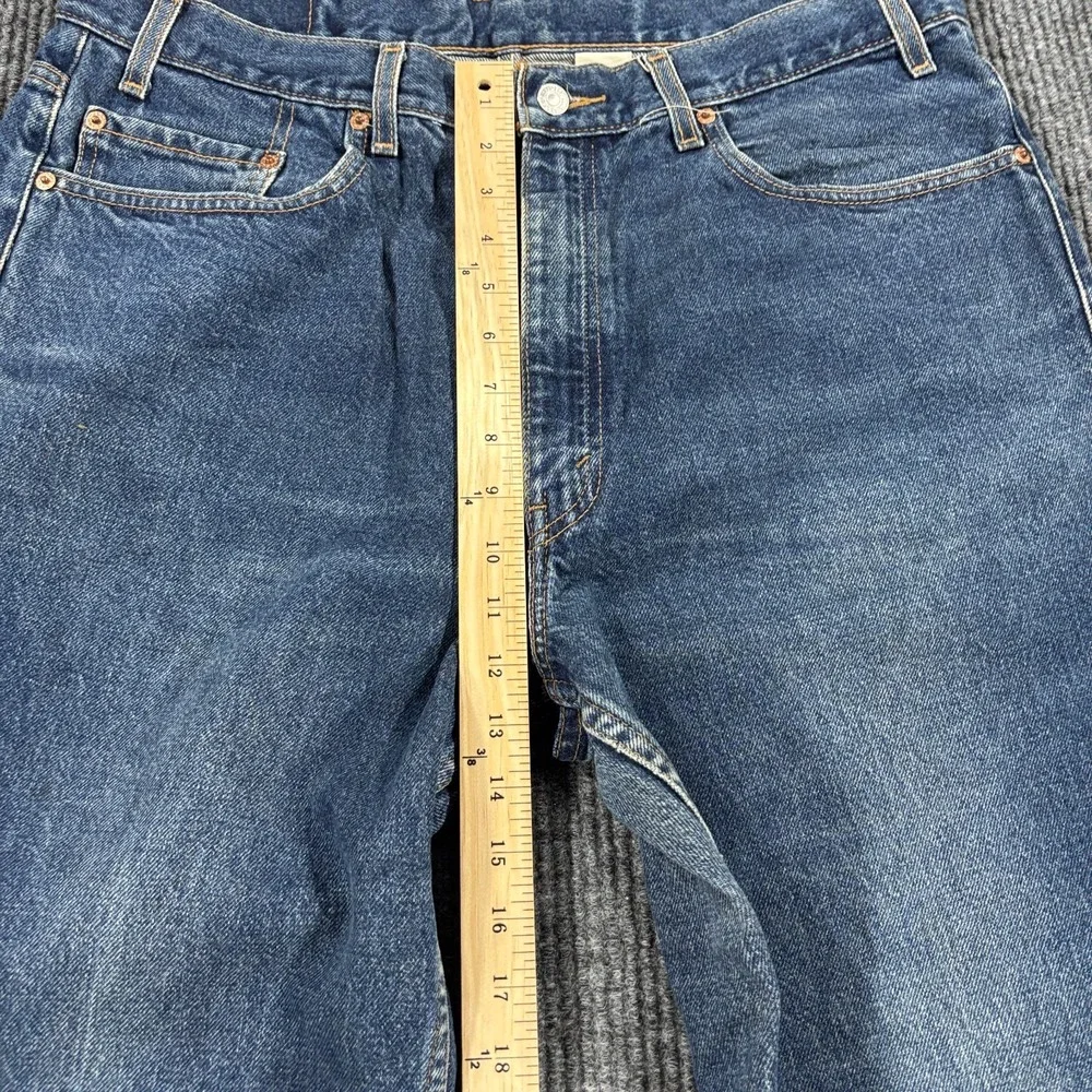 Levi Strauss 550 Relaxed Fit Jeans‎ Men 38x34 Blue Y2K Vintage Black Batwing Tag